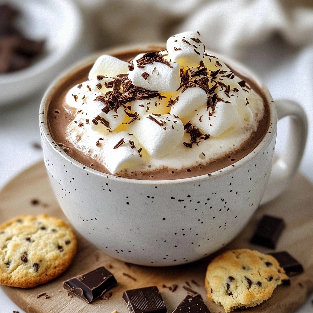 Heiße Schokolade mit Marshmallow-Schaum Genussmix