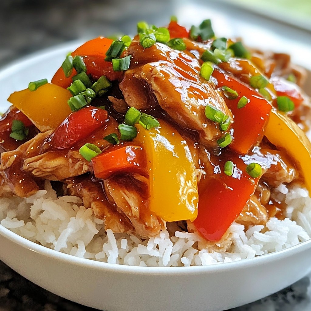 Slow Cooker Honey Garlic Chicken Einfaches Rezept