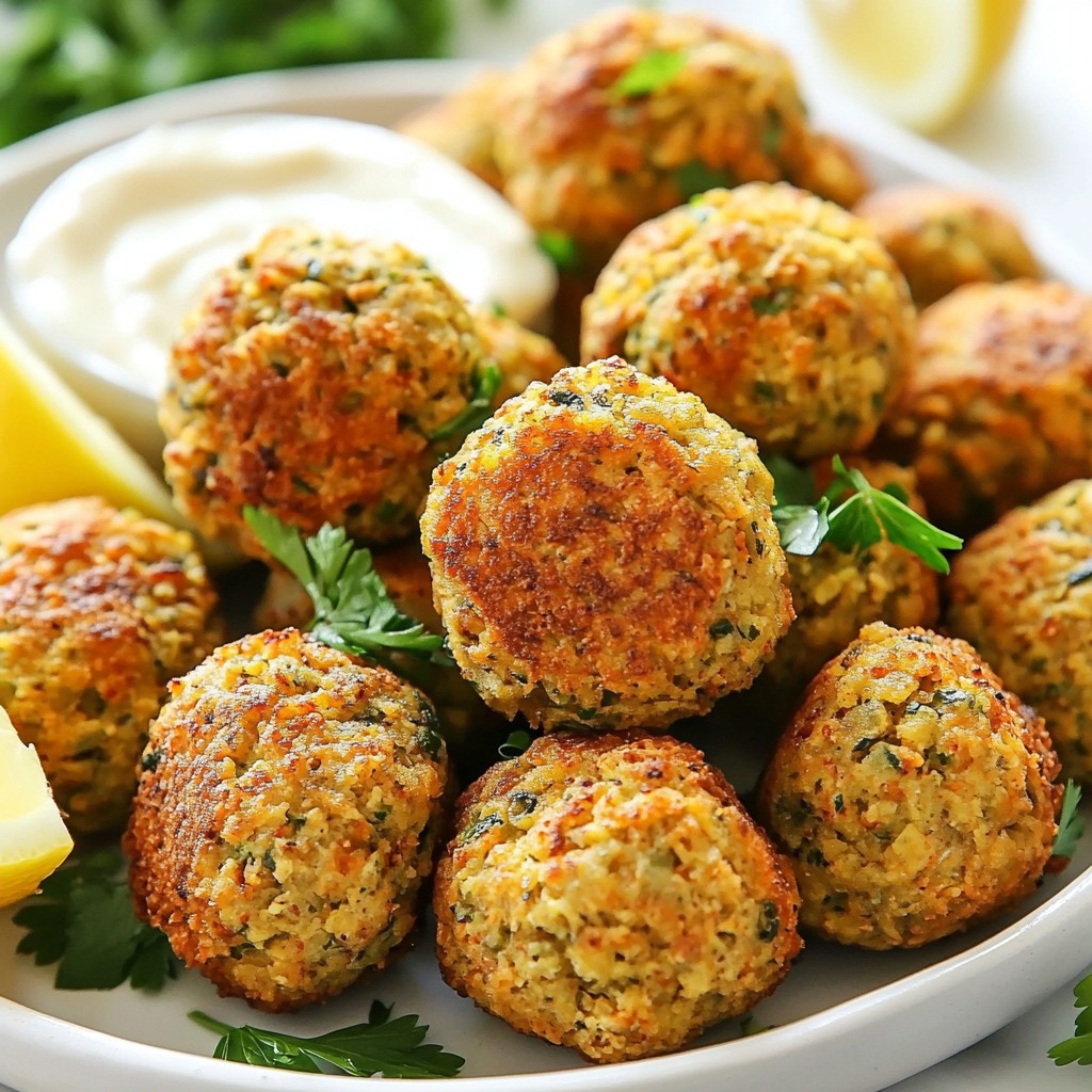 Crispy Air Fryer Falafel Knuspriger Genuss Einfach