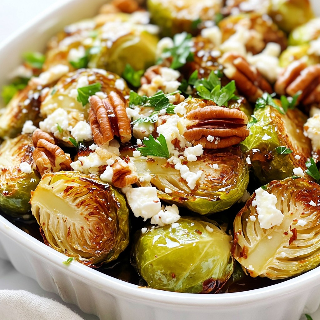 Balsamic Glazed Brussels Sprouts Lecker und Gesund