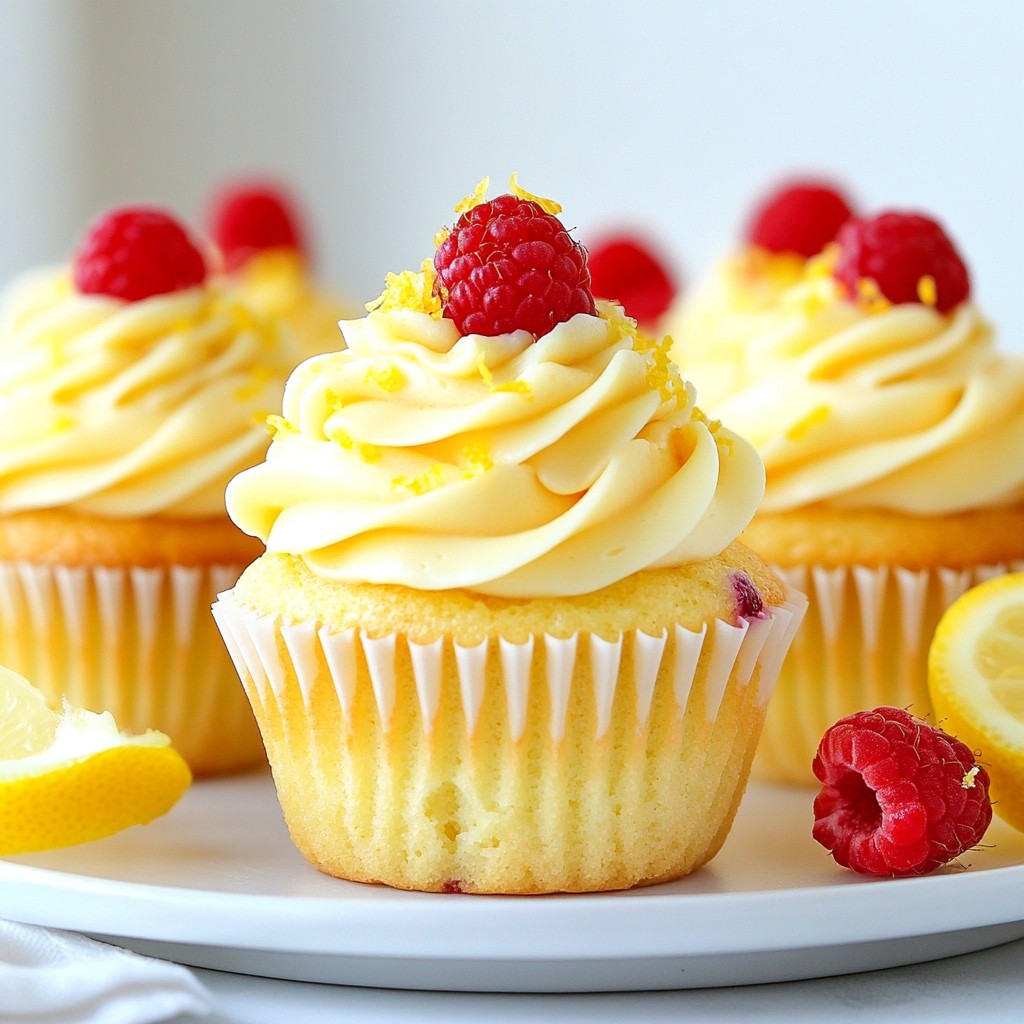 Himbeer-Zitronen-Cupcakes Frisch und Lecker Rezept