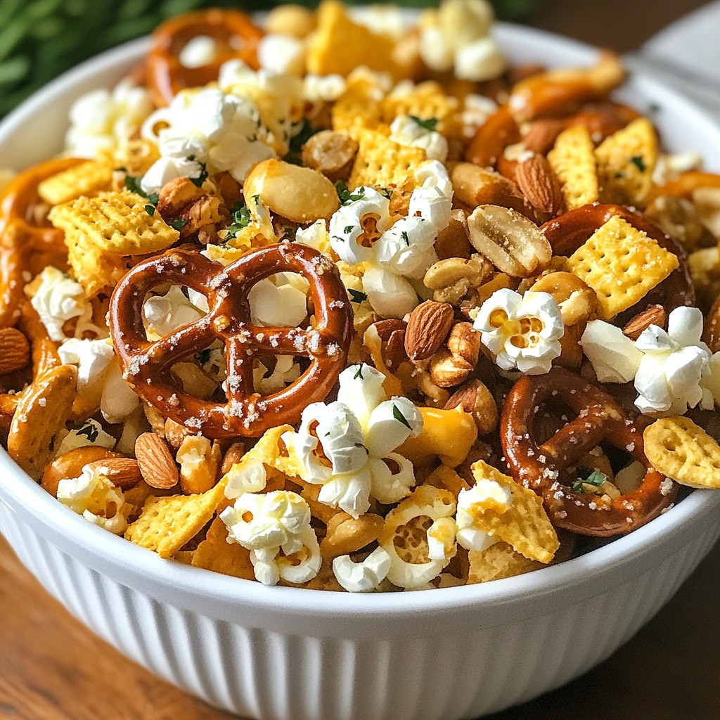 Ranch Pretzel Snack Mix Knuspriger Genuss für jeden