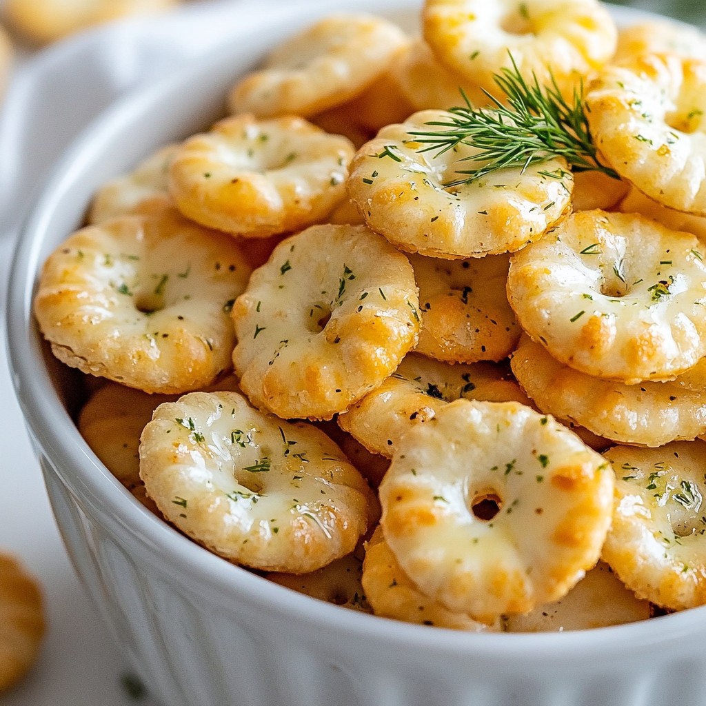 Buttery Ranch Oyster Crackers Einfach und Lecker