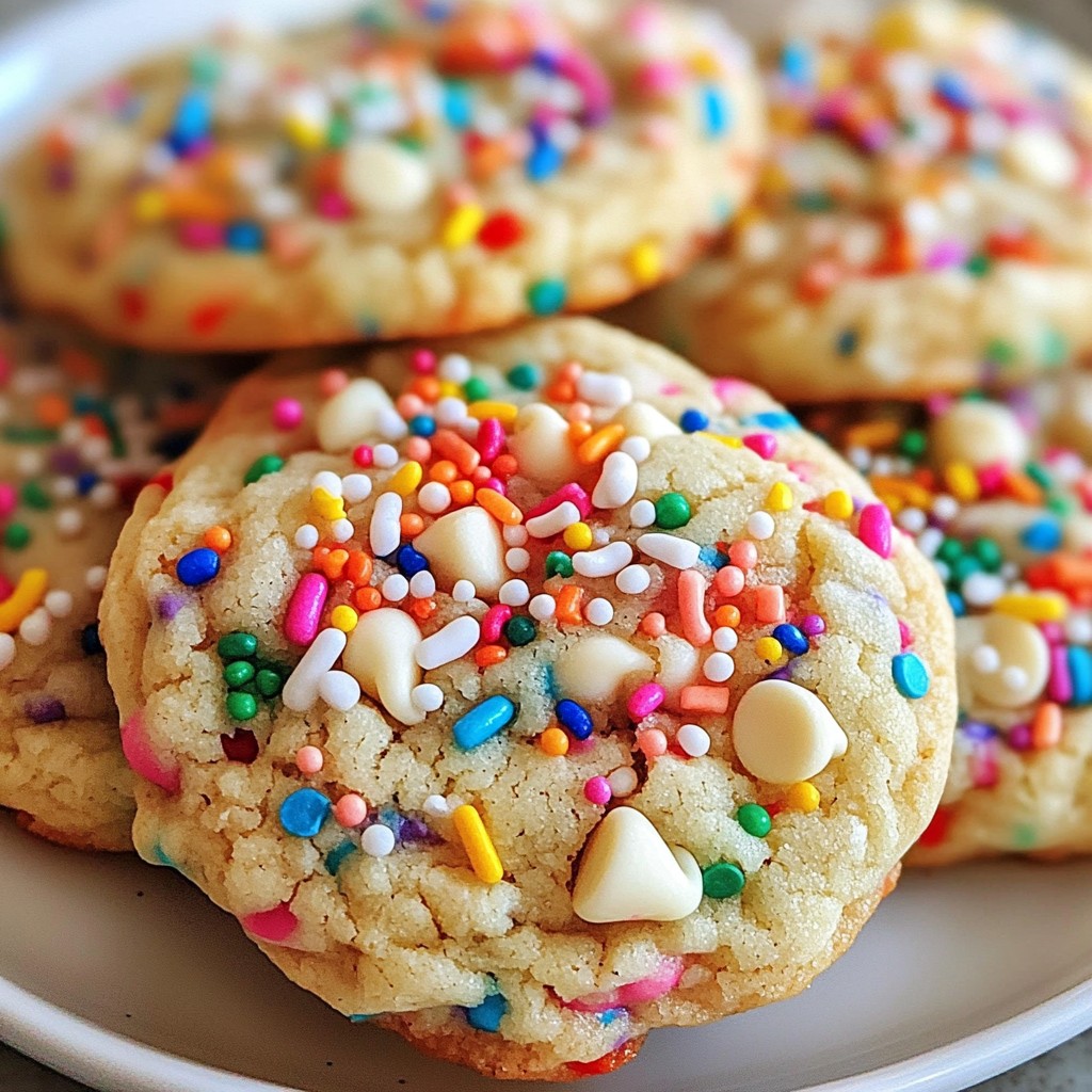 Funfetti Birthday Cake Cookies Köstliches Rezept