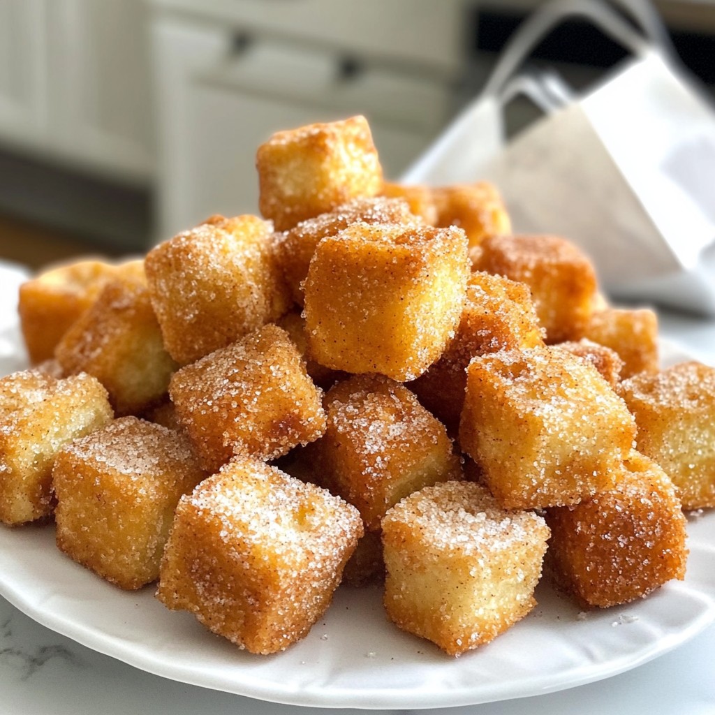 Crunchy Cinnamon Churro Bites Einfaches Rezept entdecken