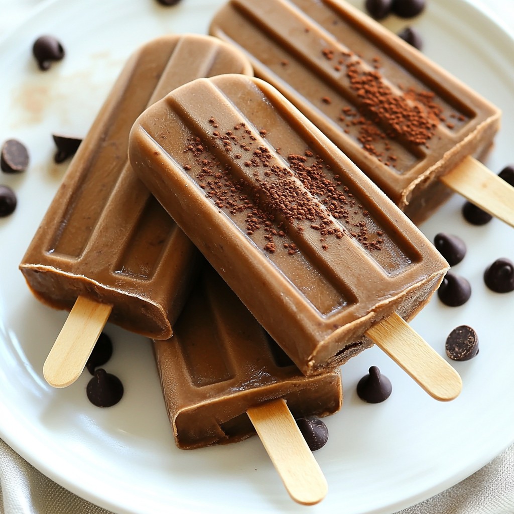 Mocha Cold Brew Popsicles Erfrischender Genuss für Sommer