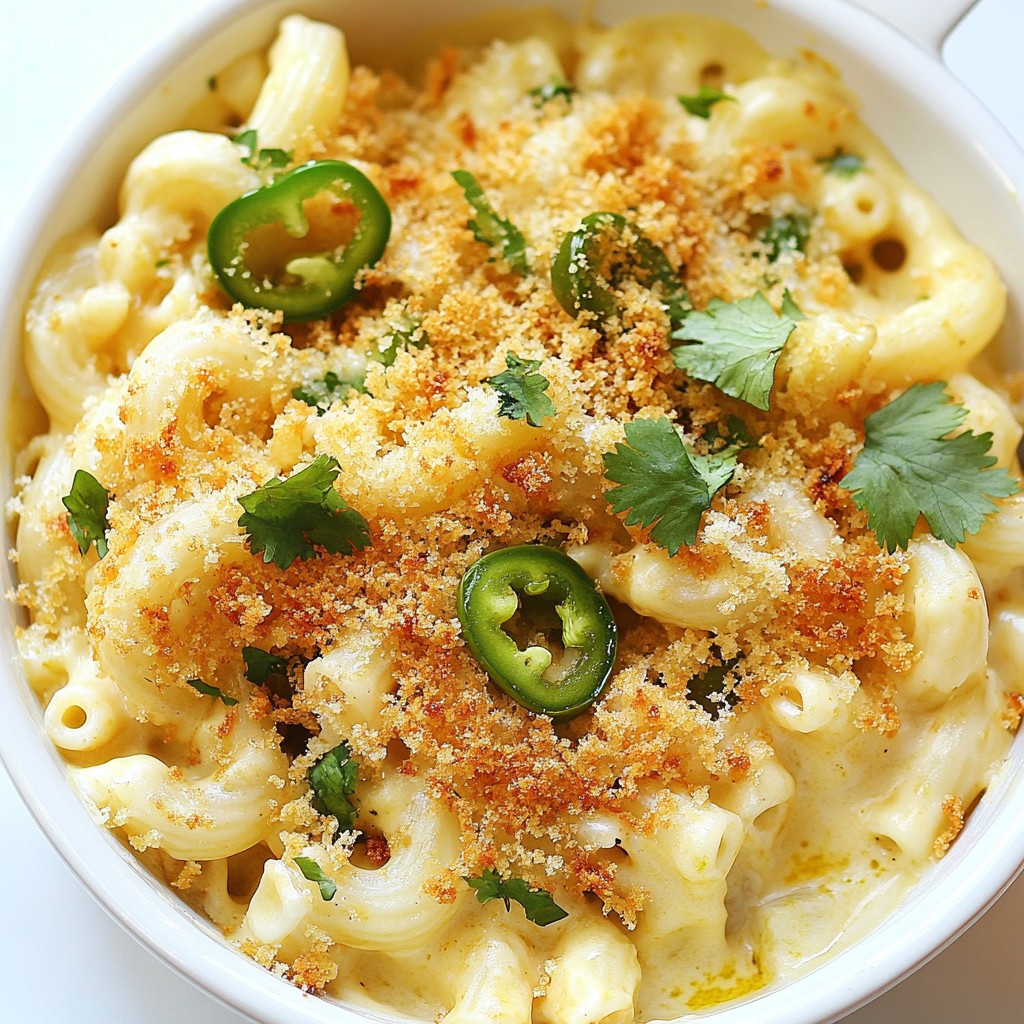 Jalapeño Popper Mac and Cheese Cremiger Genuss