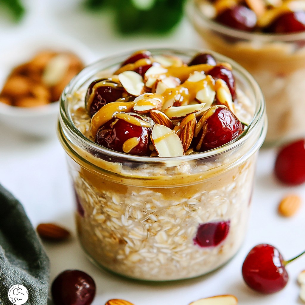Köstliche Cherry Almond Overnight Oats Rezeptideen