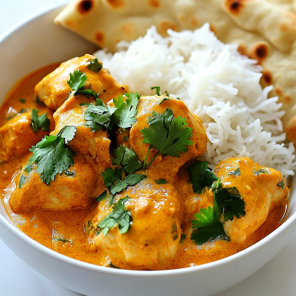 Langsame Kochzeit für Butter Chicken Einfach und Lecker