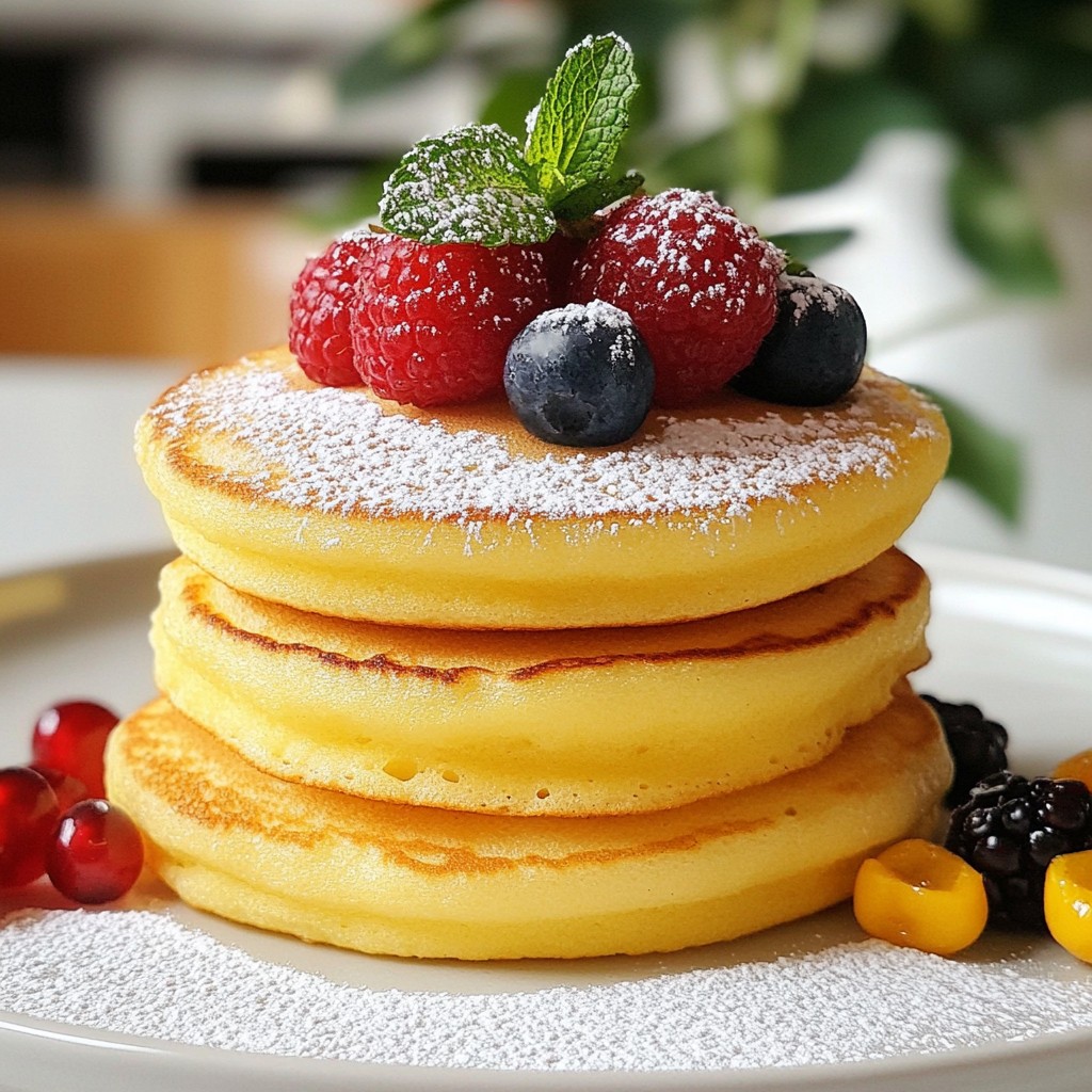 Fluffy Japanese Soufflé Pancakes Leckeres Rezept