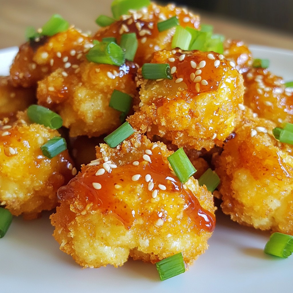 Crispy Honey Sriracha Cauliflower Leckeres Rezept