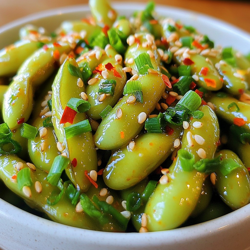 Spicy Garlic Edamame Schnelle und schmackhafte Lösung