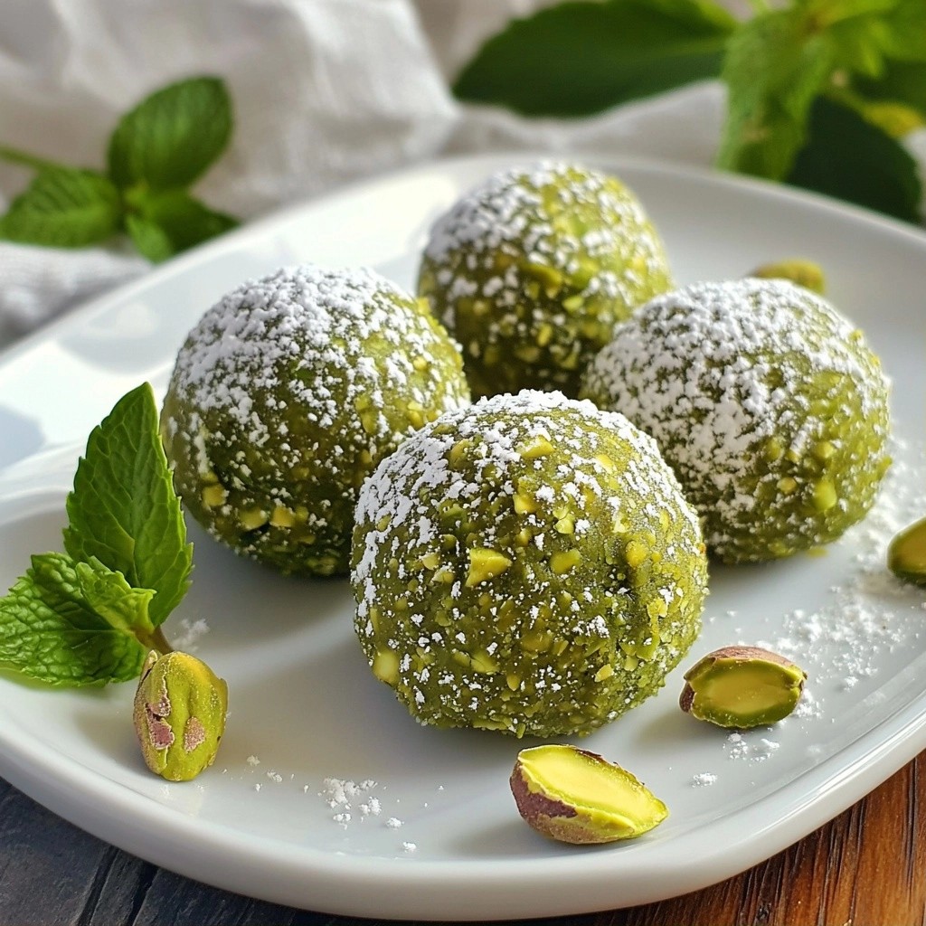 Zartschmelzende Trüffel mit Pistazienhülle lecker genießen