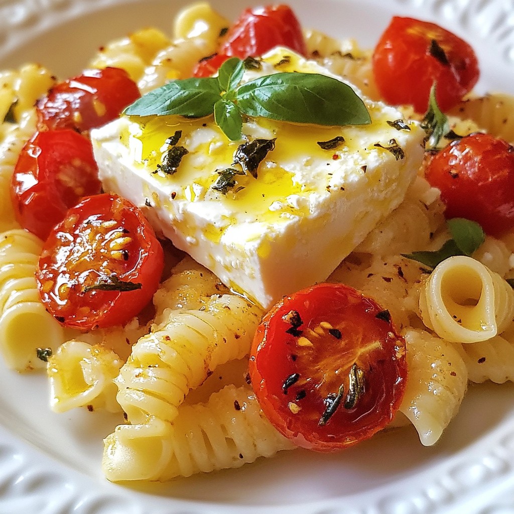 Baked Feta Pasta TikTok Trend Einfaches Rezept