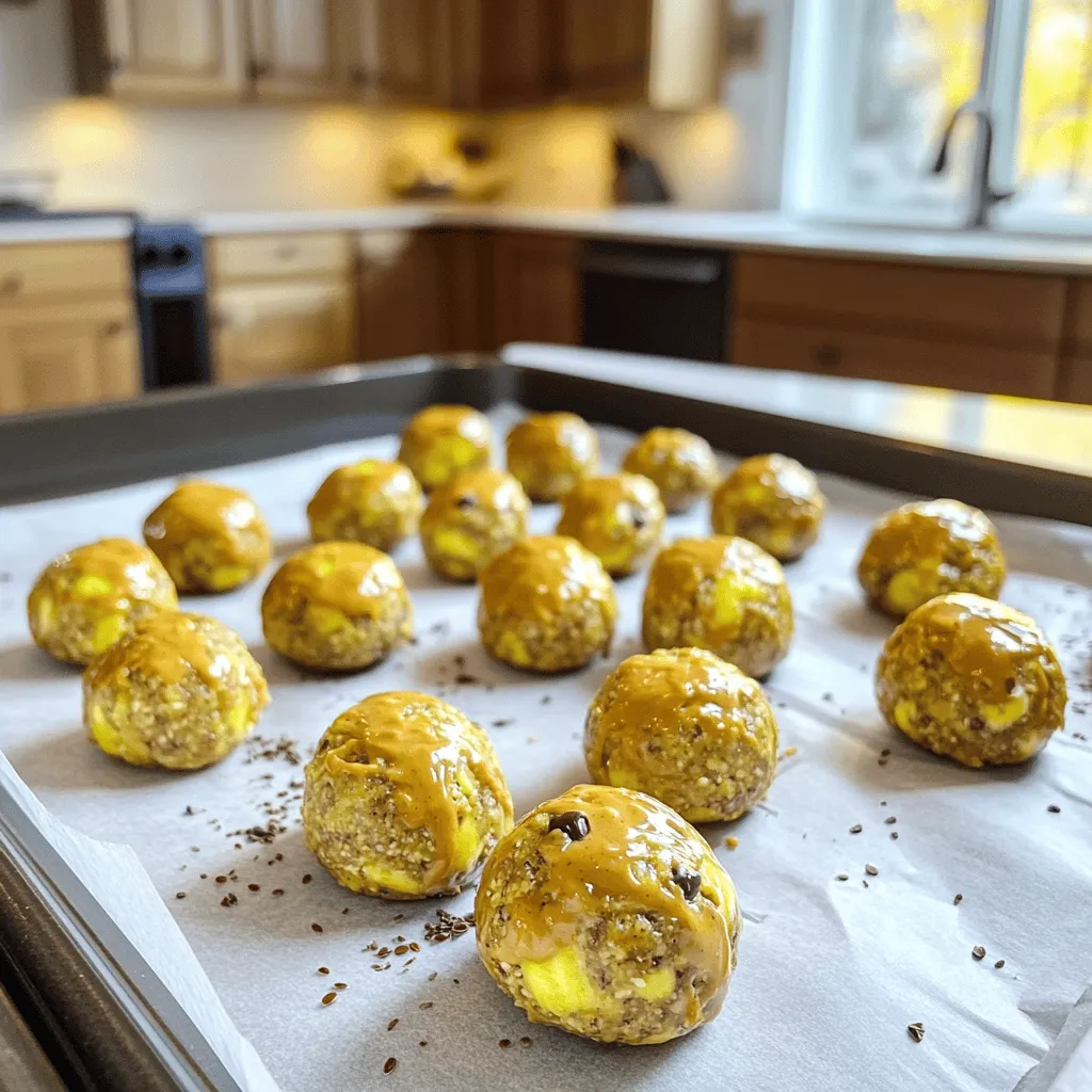 Peanut Butter Banana Energy Bites Nährstoffreicher Snack
