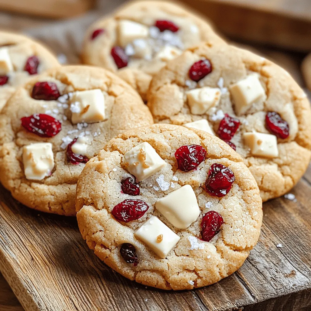 Weiße Schokolade Cranberry Plätzchen Lecker und Einfach